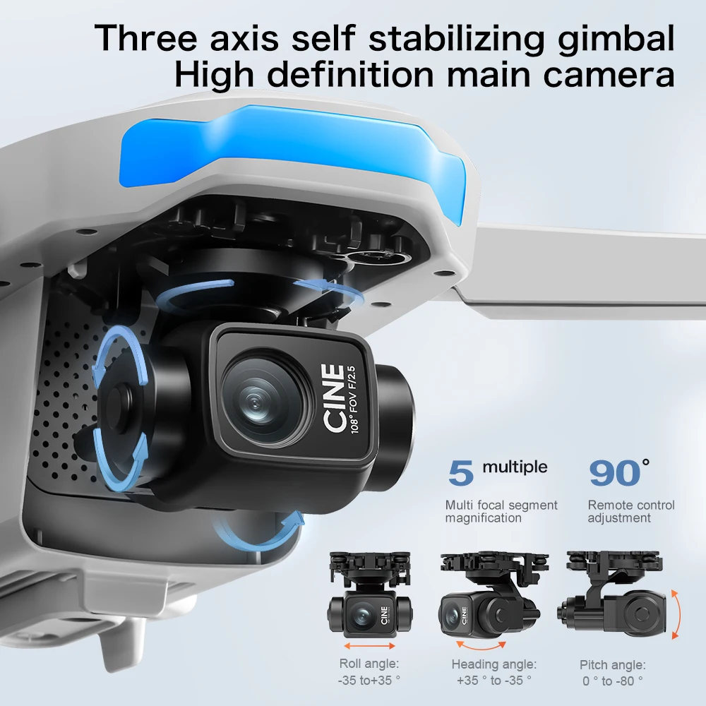 Original S-X1 GPS Foldable RC  - Drone Gimbal 3 Axis 评论和价格