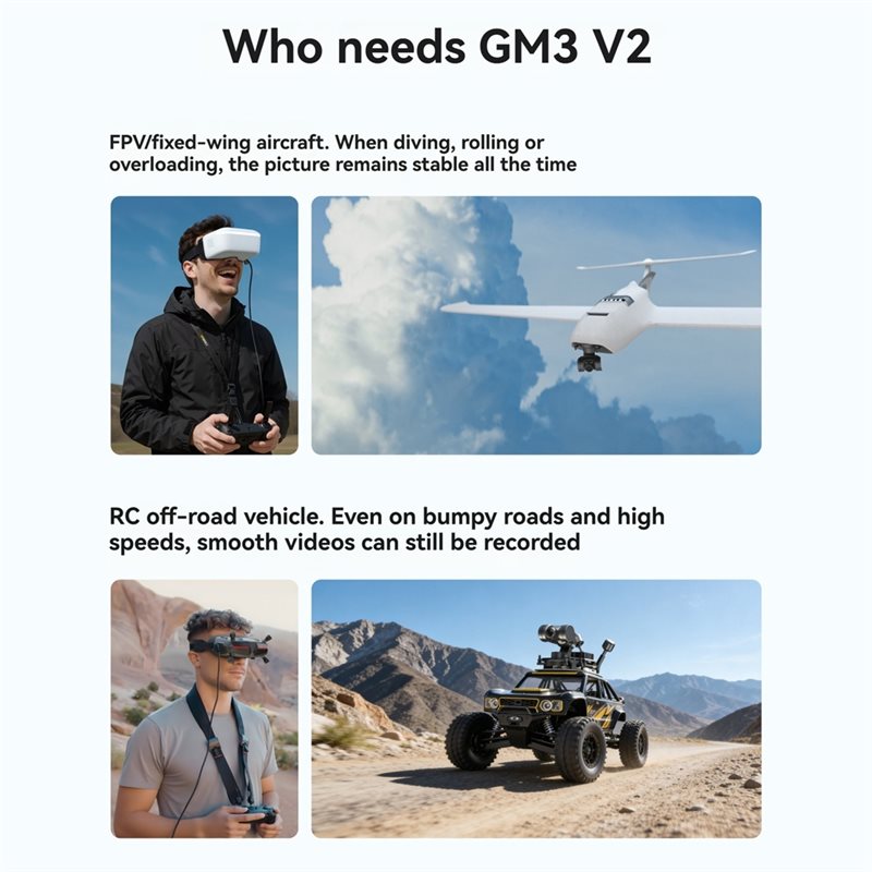 [NEW!A25P】 GM3 V2 FPV Gimbal 3 - Drone Gimbal 3 Axis 评论和价格
